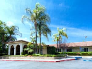 The front exterior of Las Colinas