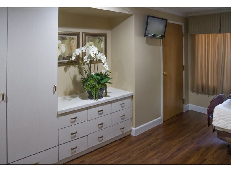 An area for storage at Las Colinas